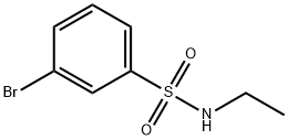 3-ブロモ-N-エチルベンゼンスルホンアミド 化学構造式