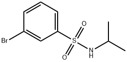 3-BROMO-N-ISOPROPYLBENZENESULPHONAMIDE Structure