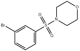 4-(3-溴苯基磺酰)吗啉,871269-13-5,结构式