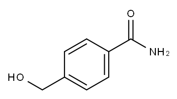 4-(羟甲基)苯甲酰胺, 87128-27-6, 结构式