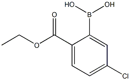 5-氯-2-(乙氧羰基)苯基硼酸,871329-55-4,结构式