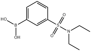 N,N-二乙基-3-硼苯磺酰胺, 871329-58-7, 结构式