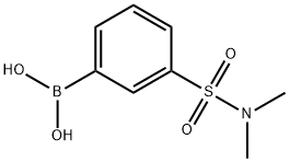 N,N-二甲基-3-硼苯磺酰胺,871329-59-8,结构式