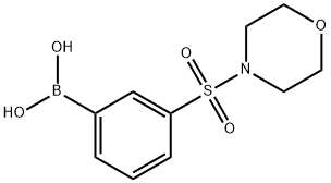 3-(N-MORPHOLINYLSULPHONAMIDO)BENZENEBORONIC ACID Struktur