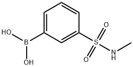 3-METHYLSULFAMOYLPHENYLBORONIC ACID Struktur