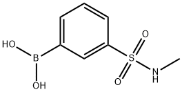 3-METHYLSULFAMOYLPHENYLBORONIC ACID Structure