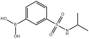 N-异丙基-3-硼苯磺酰胺,871329-77-0,结构式