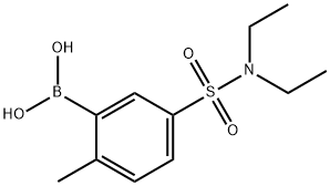 5-(N,N-DIETHYLSULFAMOYL)-2-METHYLPHENYLBORONIC ACID Struktur