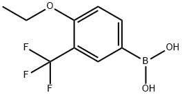 4-乙氧基3-三氟甲基苯硼酸,871329-83-8,结构式
