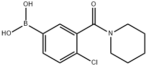 4-CHLORO-3-(PIPERIDINE-1-CARBONYL)PHENYLBORONIC ACID