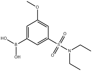 N,N-二乙基-5-硼-2-甲氧基苯磺酰胺, 871333-03-8, 结构式