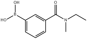 3-(乙基(甲基)氨甲酰基)苯基硼酸,871333-07-2,结构式