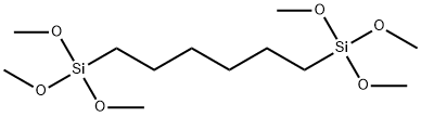 1,6-Bis(trimethoxysilyl)hexane Structure