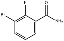 3-溴-2-氟苯甲酰胺, 871353-25-2, 结构式