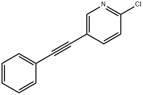 Pyridine, 2-chloro-5-(phenylethynyl)- Struktur