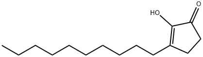 3-DECYL-2-HYDROXYCYCLOPENT-2-ENONE Struktur