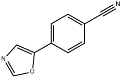4-(5-オキサゾリル)ベンゾニトリル 化学構造式