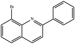 8-ブロモ-2-フェニルキノリン 化学構造式