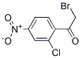 2-Chloro-4-nitrophenacyl bromide Struktur