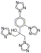 α-[2,4-Bis(1H-1,2,4-triazol-1-yl)phenyl]-α-(1H-1,2,4-triazol-1-ylMethyl)-1H-1,2,4-triazole-1-ethanol Struktur