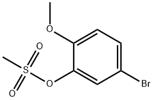 5-Bromo-2-methoxyphenyl methanesulfonate Struktur