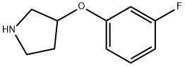 3-(3-氟苯氧基)吡咯烷, 871587-68-7, 结构式