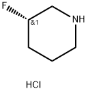 (S)-3-氟哌啶盐酸盐, 871664-50-5, 结构式