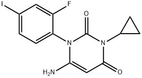 6-氨基-3-环丙基-1-(2-氟-4-碘苯基)嘧啶-2,4(1H,3H)-二酮