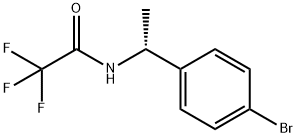 (R)-(-)-1-(4-溴苯)三氟乙酰胺, 871720-04-6, 结构式