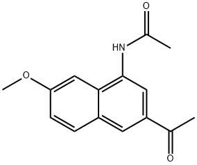 N-(3-乙酰基-7-甲氧基萘-1-基)乙酰胺, 871731-74-7, 结构式