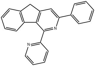 3-PHENYL-1-(PYRIDIN-2-YL)-5H-INDENO[1,2-C]PYRIDINE Structure