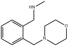 N-METHYL-N-[2-(MORPHOLIN-4-YLMETHYL)BENZYL]AMINE Struktur