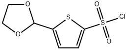 5-(1,3-DIOXOLAN-2-YL)THIOPHENE-2-SULFONYL CHLORIDE Structure