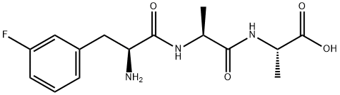 3-Fluorophenylalanyl-alanyl-alanine Struktur