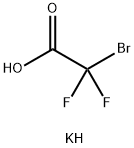 溴二氟乙酸钾盐, 87189-16-0, 结构式