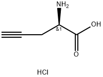 (R)-2-aminopent-4-ynoic acid Structure