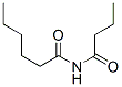 Hexanamide,  N-(1-oxobutyl)- 结构式