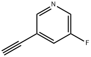 3-エチニル-5-フルオロピリジン 化学構造式