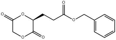 (2S)-3,6-Dioxo-1,4-dioxane-2-propanoic acid benzyl ester Struktur