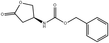 Benzyl (S)-(-)-tetrahydro-5-oxo-3-furanylcarbamate Struktur