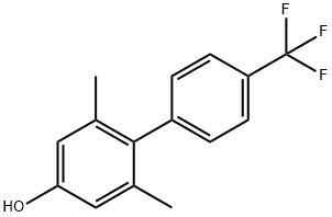 2,6-二甲基-4-(三氟甲基)-[1,1-联苯]-4-醇, 872258-58-7, 结构式