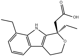 (R)-依托度酸,87226-41-3,结构式