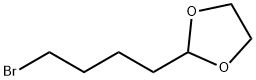 2-(4-ブロモブチル)-1,3-ジオキソラン 化学構造式