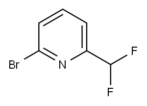 2-Bromo-6-(difluoromethyl)pyridine Structure