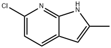 1H-Pyrrolo[2,3-b]pyridine, 6-chloro-2-Methyl- Structure