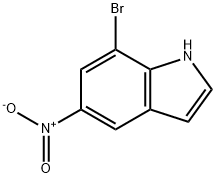 7-溴-5-硝基吲哚,87240-07-1,结构式