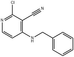 4-(BENZYLAMINO)-2-CHLORONICOTINONITRILE Struktur