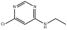 6-クロロ-N-エチル-4-ピリミジンアミン 化学構造式