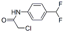 ACETAMIDE, 2-CHLORO-N-[4-(DIFLUOROMETHYL)PHENYL]- Struktur