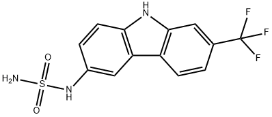 Sulfamide, [7-(trifluoromethyl)-9H-carbazol-3-yl]- (9CI) 结构式